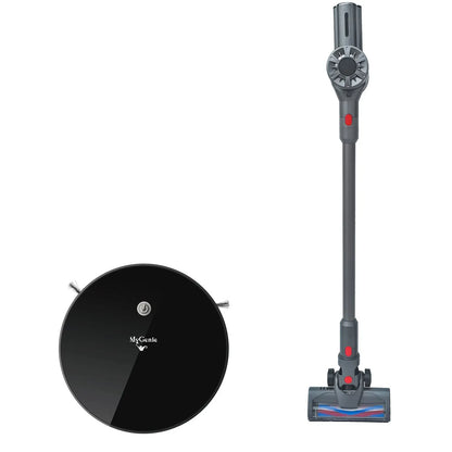 Mygenie ultimate vacuum set - 1 x smart robot vacuum + 1 x x5 stick vacuum MyGenie