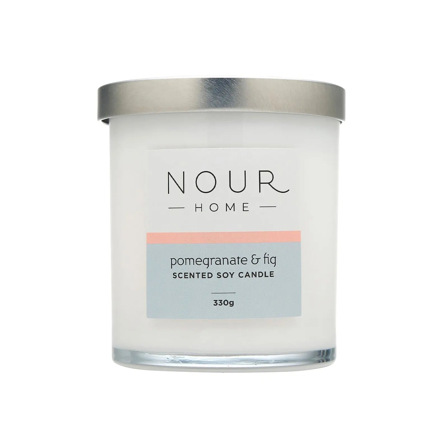 Nour Home Essentials Pack (1 x Soy Wax Candle, 1 x Room Spray Pomegranate Fig) - Myzenhome