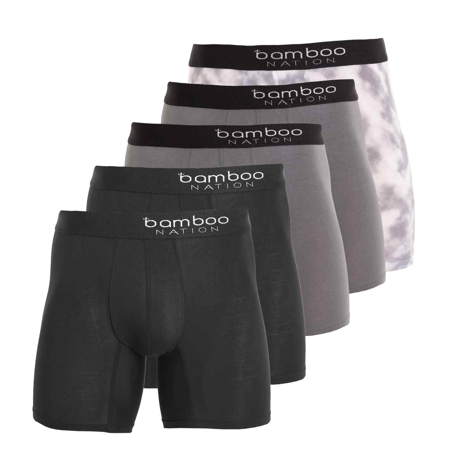 Bamboo Nation Boxer Briefs Mens Bamboo Jocks Underwear Anti Chafe - Myzenhome