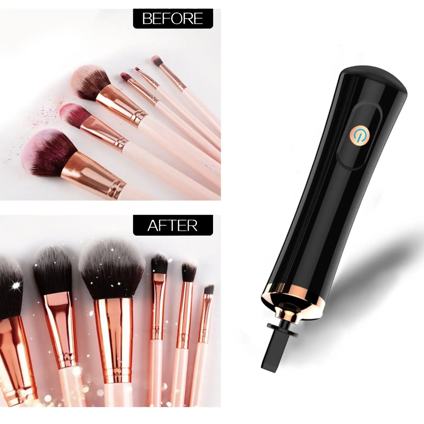 Paris Glam Makeup Brush Cleaner Electric Make-up Brush Cosmetic Cleanser & Dryer - Myzenhome