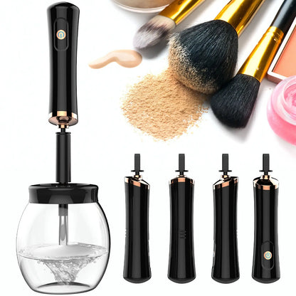 Paris Glam Makeup Brush Cleaner Electric Make-up Brush Cosmetic Cleanser & Dryer - Myzenhome