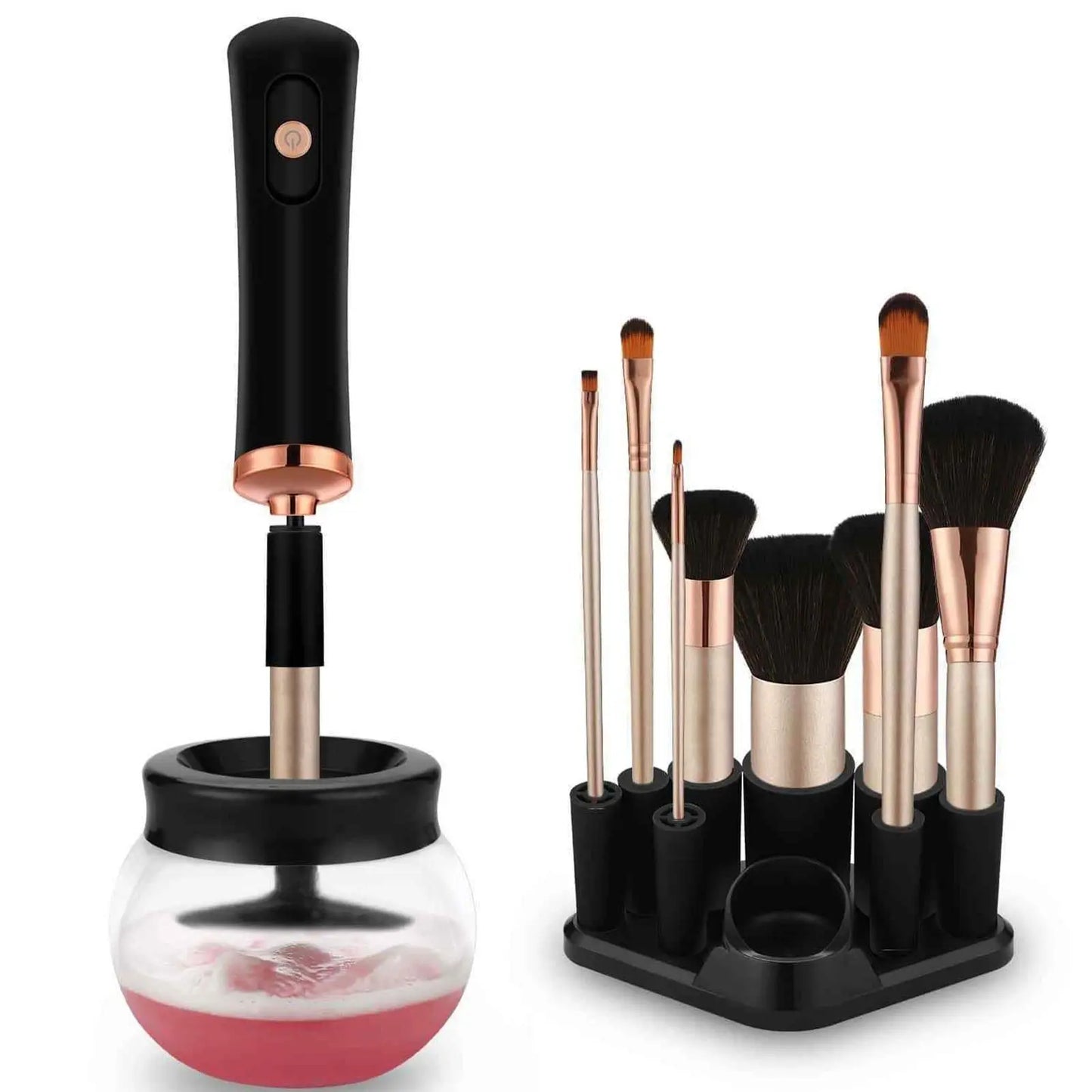 Paris Glam Makeup Brush Cleaner Electric Make-up Brush Cosmetic Cleanser & Dryer - Myzenhome