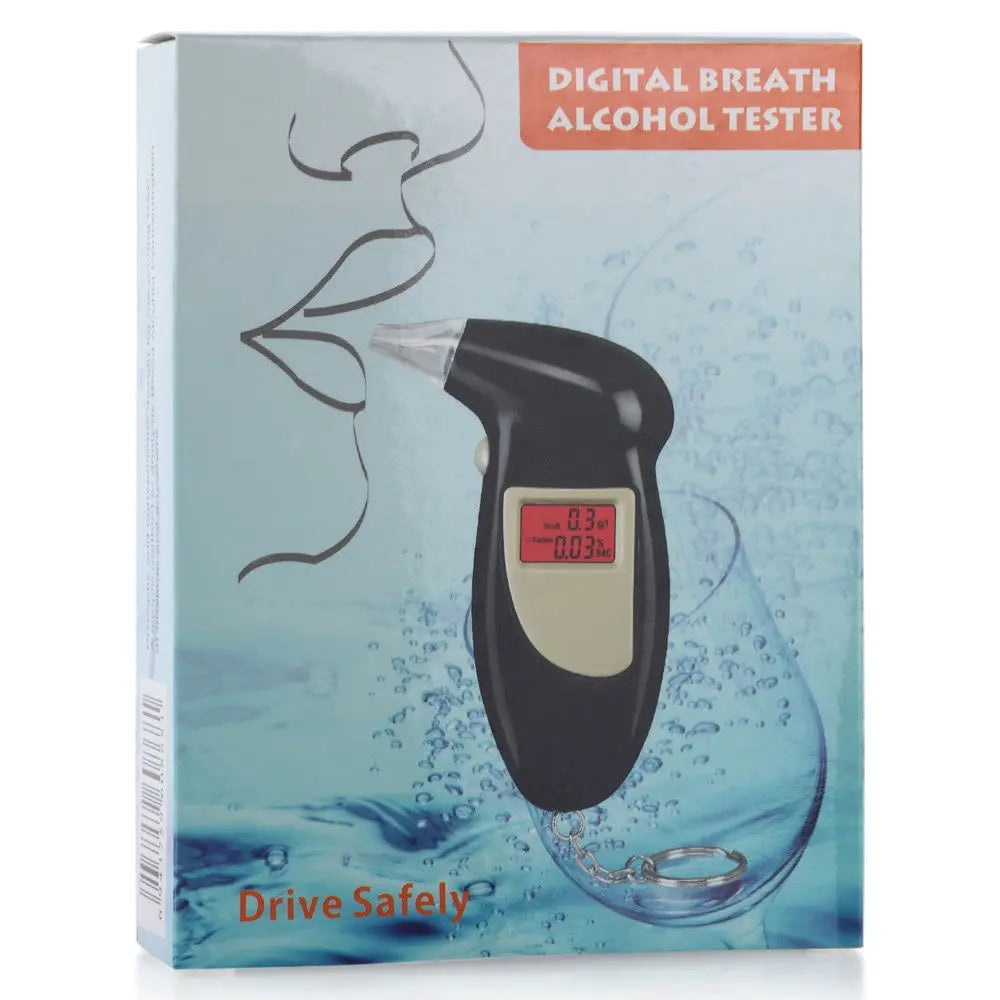 Professional Digital Breath Alcohol Tester Portable High Precision Breathalyzer - Myzenhome