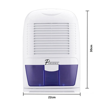 Pursonic 1500ML Clean Air Max Dehumidifier Portable Electric Office Home - Myzenhome