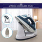 Pursonic Electric Cordless Steam Iron Portable Corded Cordless 2200W - Myzenhome