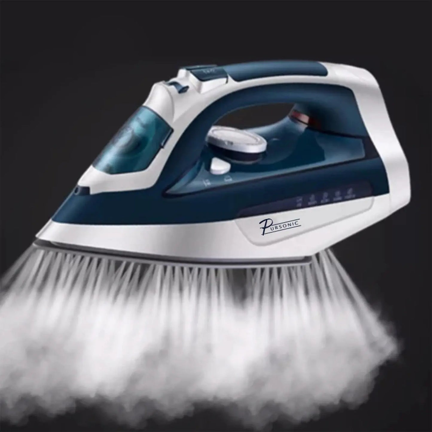 Pursonic Electric Cordless Steam Iron Portable Corded Cordless 2200W - Myzenhome