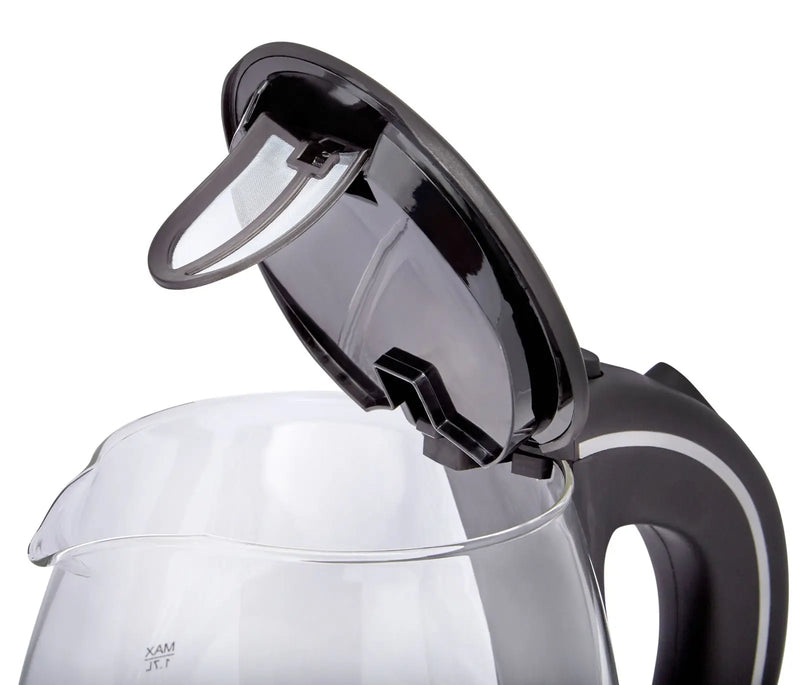 Pursonic Glass Kettle Electric LED Light Kitchen Water Jug Stainless Steel - Myzenhome