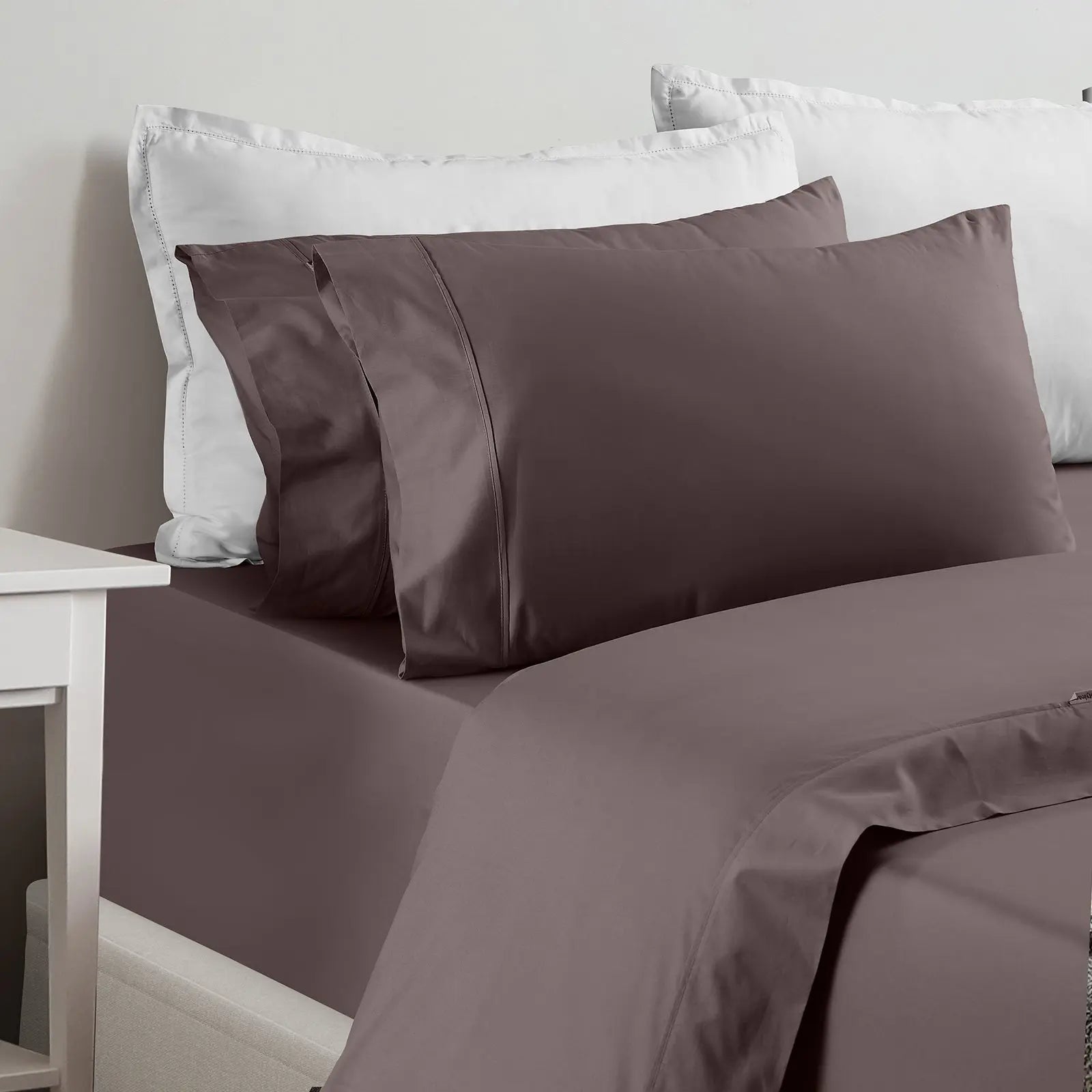 Renee taylor 1500 thread count pure soft cotton blend flat & fitted sheet set Renee Taylor