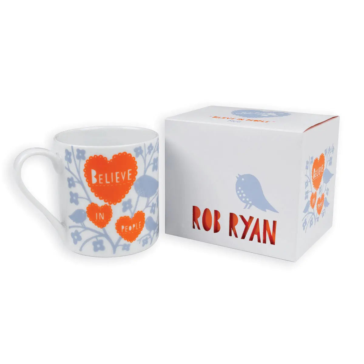 Rob Ryan Designer Mug Believe in People Contemporary Inspirational Design Myzenhome