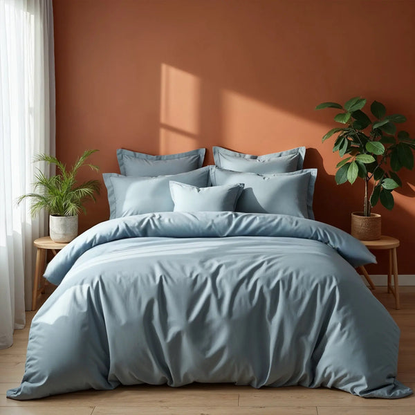 Royal Comfort 1000 Thread Count Bamboo Cotton Sheet and Quilt Cover Complete Set - Myzenhome