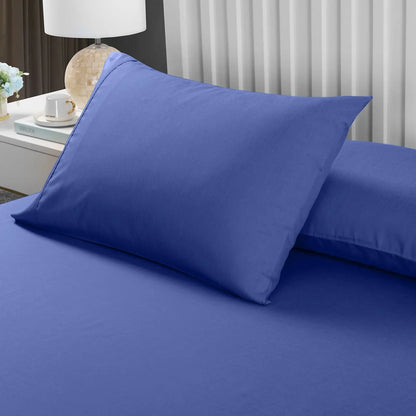 Royal Comfort 2000TC 3 Piece Fitted Sheet and Pillowcase Set Bamboo Cooling - Myzenhome