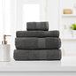 Royal Comfort 4 Piece Cotton Bamboo Towel Set 450GSM Luxurious Absorbent Plush - Myzenhome