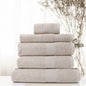 Royal Comfort 5 Piece Cotton Bamboo Towel Set 450GSM Luxurious Absorbent Plush - Myzenhome