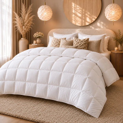 Royal Comfort 500GSM 100% Pure Wool Quilt Natural All-Seasons Duvet Myzenhome