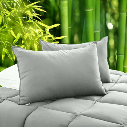 Royal Comfort Bamboo Pillow Hotel Quality Luxury Twin Pack - Myzenhome