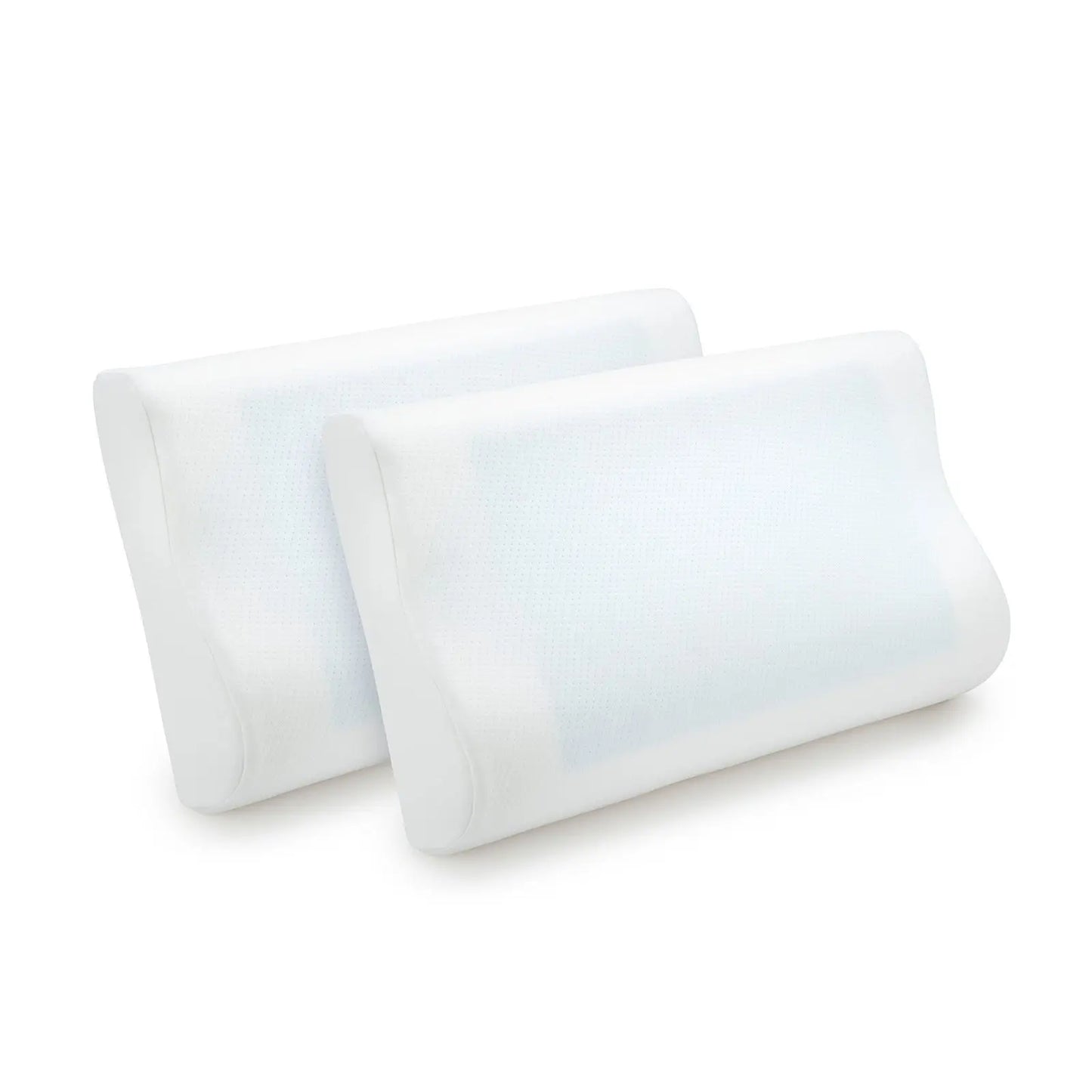 Royal Comfort Cooling Gel Contour High Density Memory Foam Pillow Twin Pack - Myzenhome