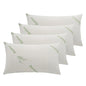 Royal Comfort Large Bamboo Blend Memory Foam Pillows 45 x 75cm 4 Pack - Myzenhome