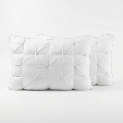 Royal Comfort Luxury Hotel Pillow 2 Pack 800GSM Microfibre 50x90cm White Myzenhome