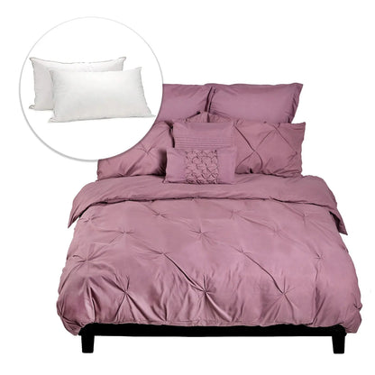 Royal Comfort Value Combo 7-Pc Comforter Set + Twin Pillows King Size Myzenhome