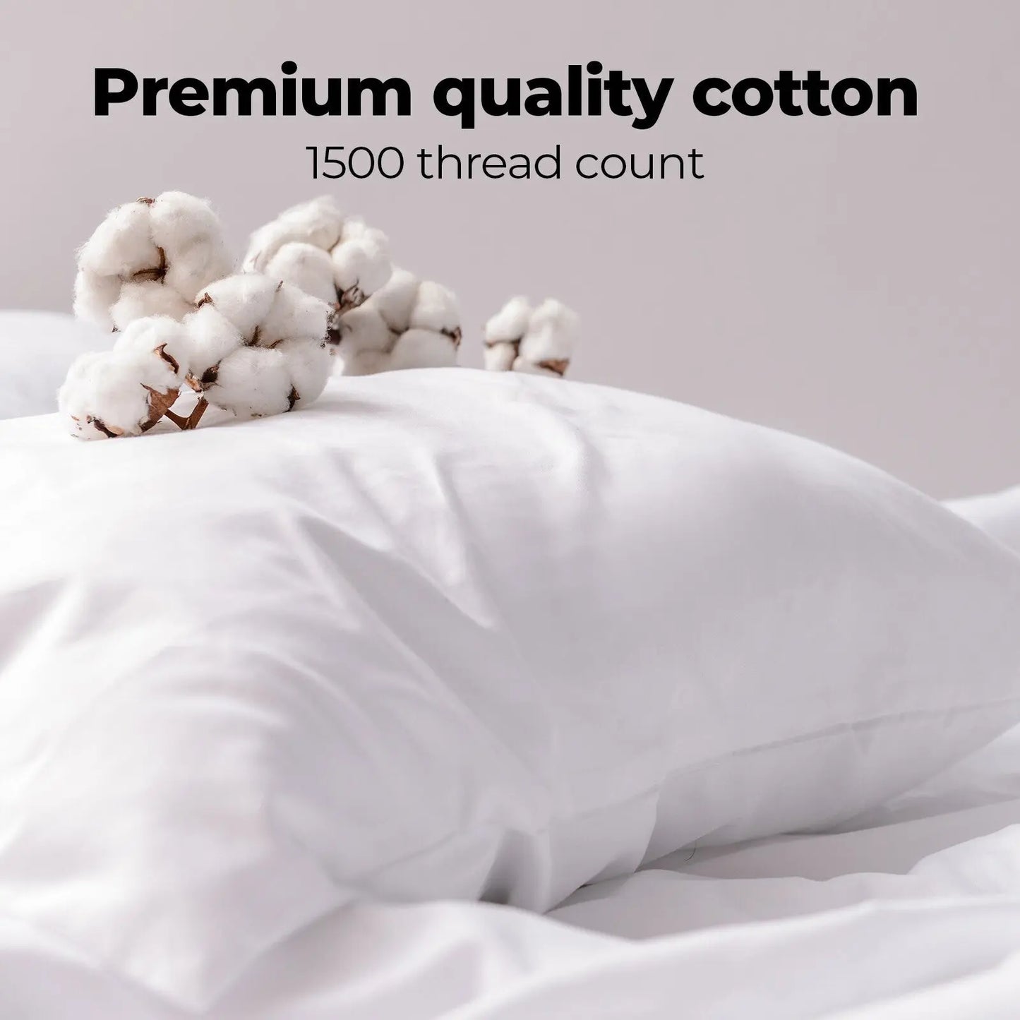 Royal comfort 1500 thread count cotton blend quilt cover set with pillowcases Royal Comfort
