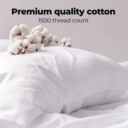 Royal comfort 1500 thread count cotton blend quilt cover set with pillowcases Royal Comfort