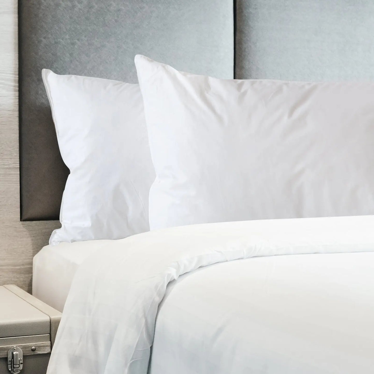 Royal comfort 350gsm bamboo quilt, 2000tc sheet set and 2 pack duck pillows set Royal Comfort