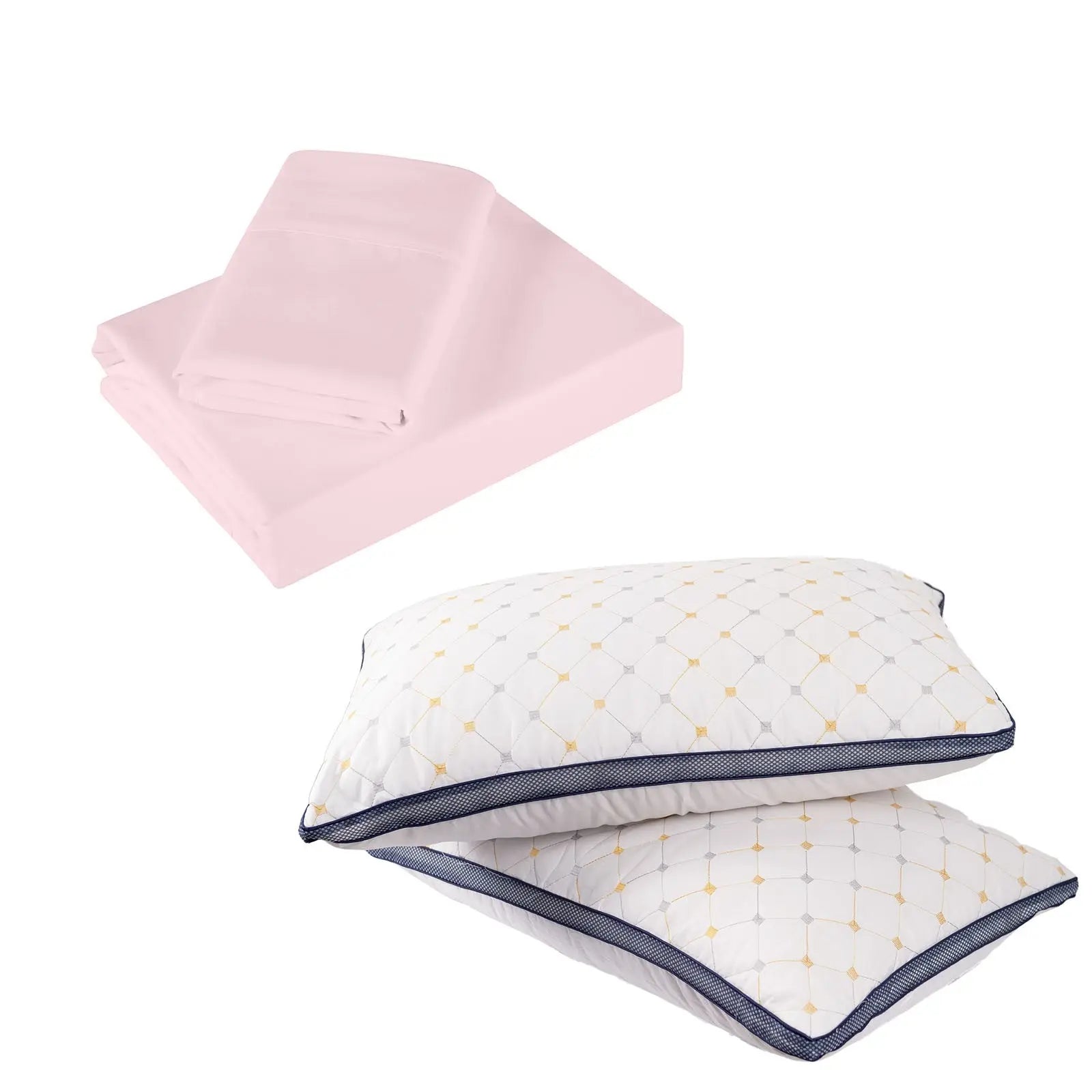 Royal comfort bedding set 1 x 1200tc 4 piece sheet set and 2 x air mesh pillows Royal Comfort