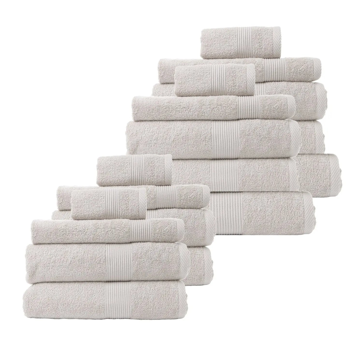 Royal comfort cotton bamboo towel bundle set 450gsm luxurious absorbent Royal Comfort
