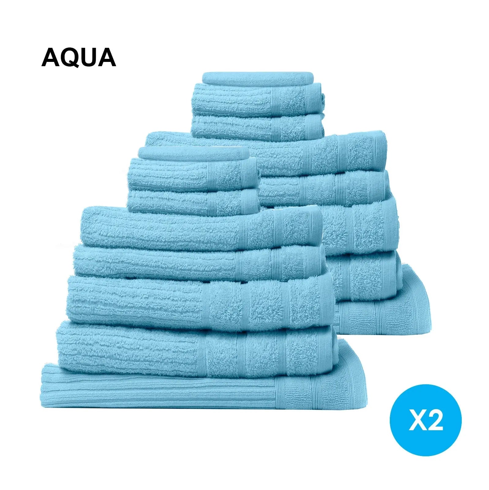 Royal comfort cotton eden towel set 600gsm luxurious absorbent Royal Comfort