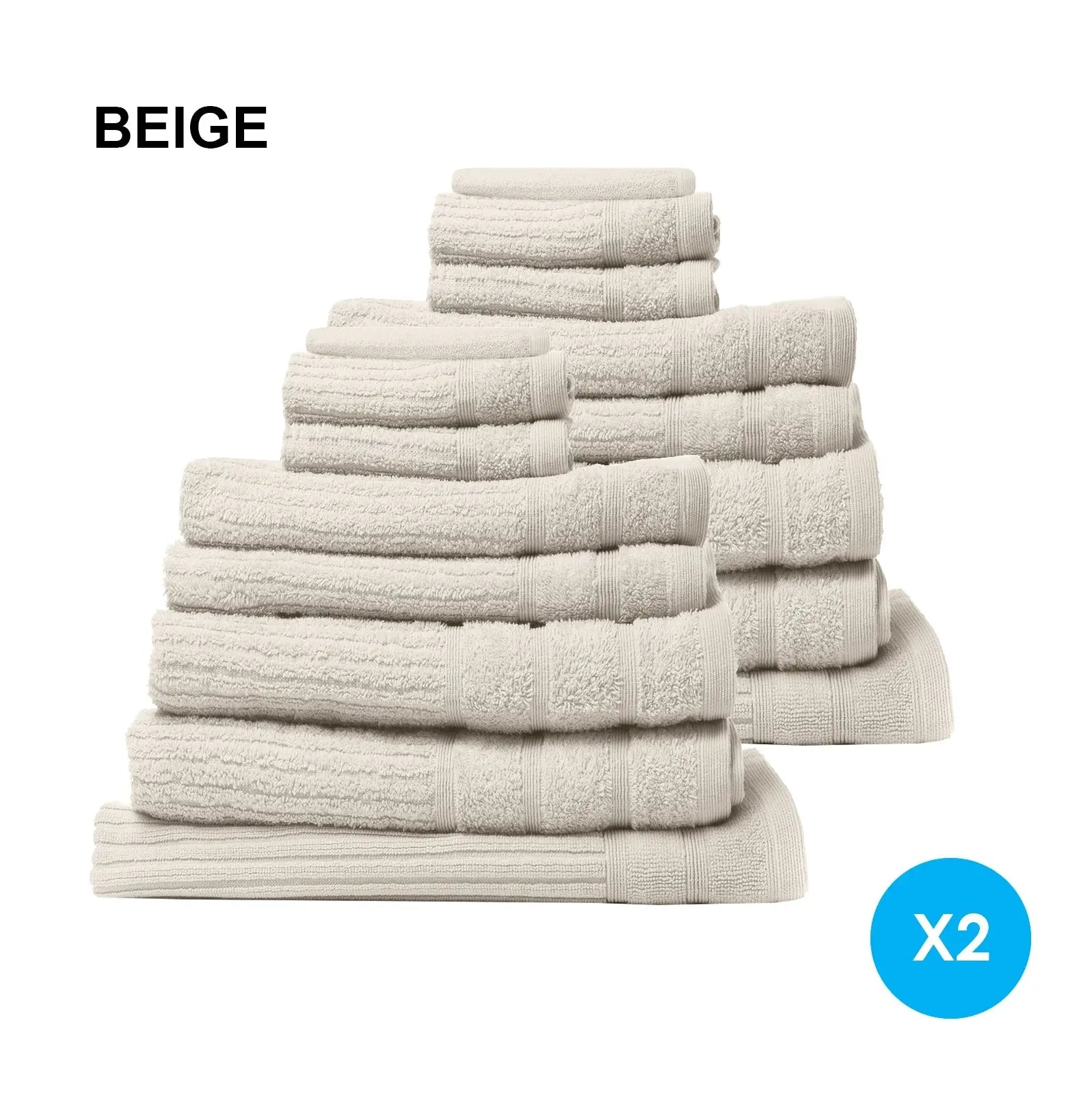 Royal comfort cotton eden towel set 600gsm luxurious absorbent Royal Comfort