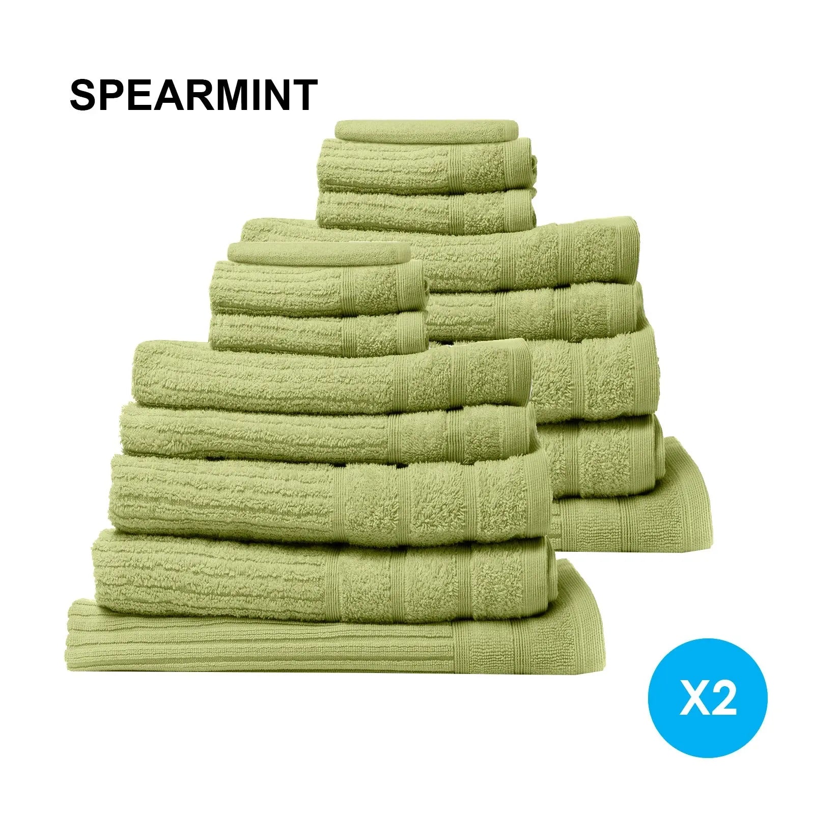 Royal comfort cotton eden towel set 600gsm luxurious absorbent Royal Comfort