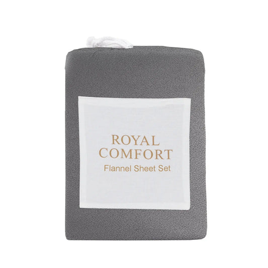 Royal comfort fleece flannel sheet set ultra soft warm winter thermal bedding Royal Comfort