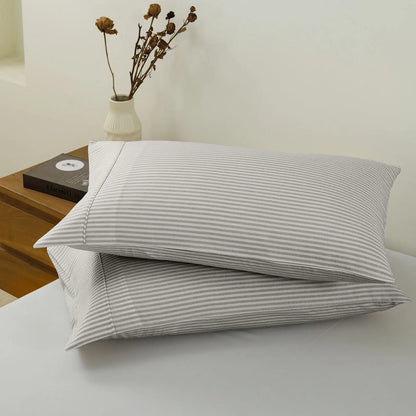 Royal comfort luxury striped linen quilt cover set soft touch premium bedding Royal Comfort