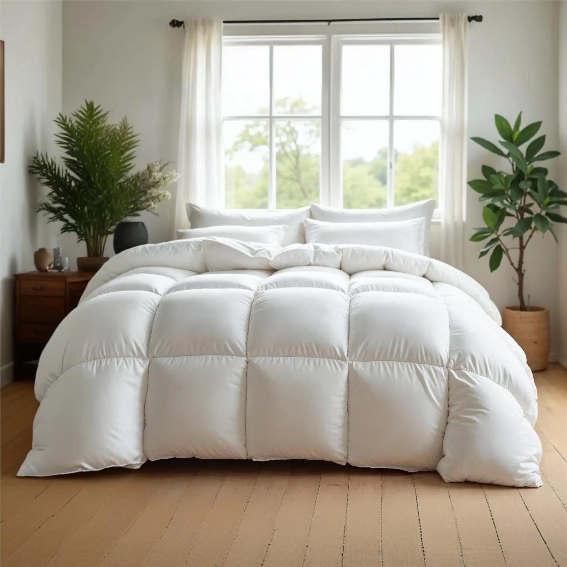 Royal comfort quilt 50% duck down 50% duck feather 233tc cotton pure soft duvet Royal Comfort