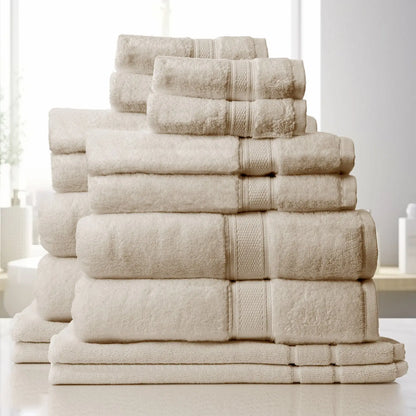 Royal comfort towel set 16 piece 100% cotton zero twist luxury plush Royal Comfort