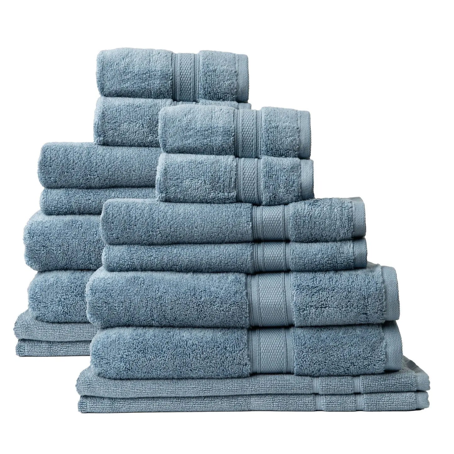 Royal comfort towel set 16 piece 100% cotton zero twist luxury plush Royal Comfort