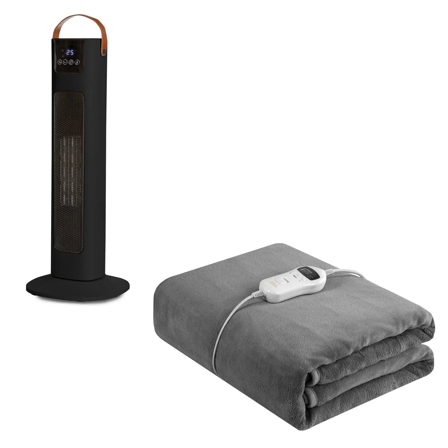 Royal comfort winter warmers set 1 x heated throw + 1 x pursonic tower heater Royal Comfort