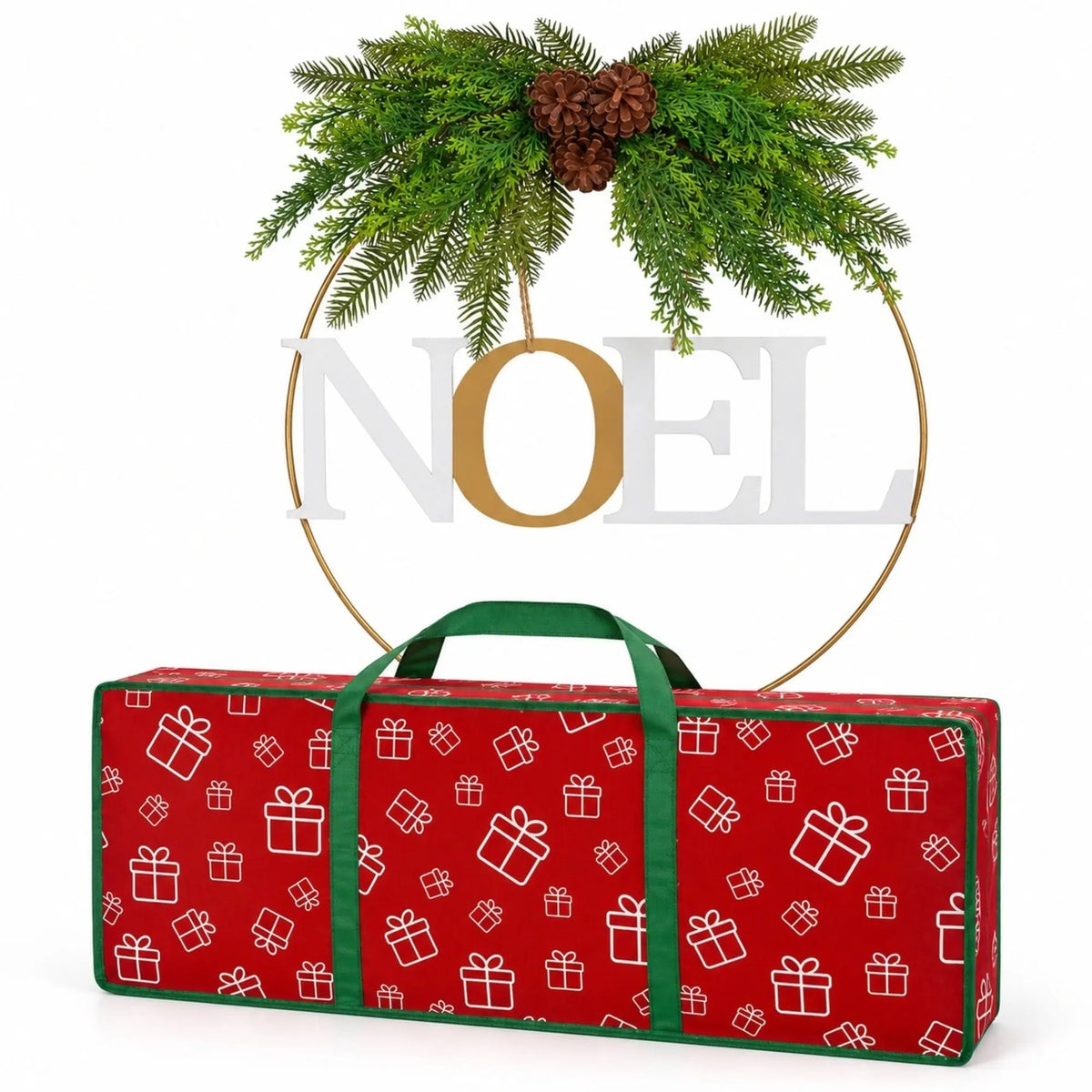 Santa's Helper Santa's Helper Wreath & Gift Wrap Kit Myzenhome