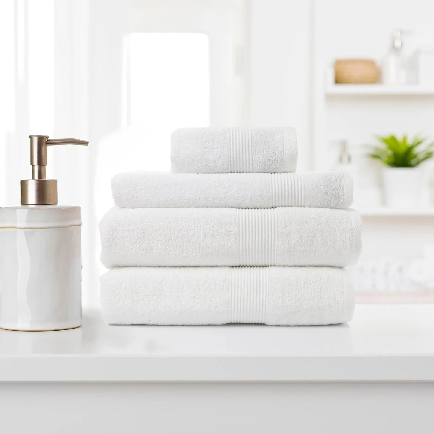 Silk Pillowcase And Silk Blend Pillow And 4 Piece Towel Set Bundle - Myzenhome