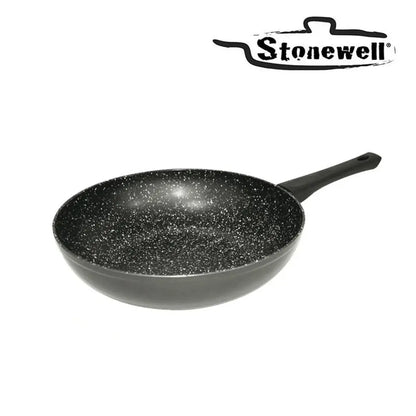 Stonewell 30cm Wok Kitchen Non Stick Cookware Stone - Myzenhome