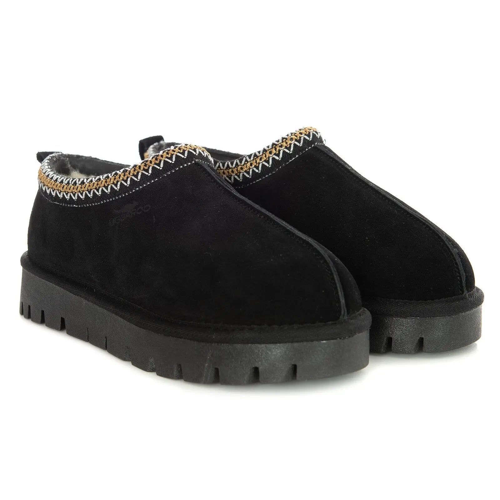 Uggaroo lottie ugg slippers womens leather upper wool lining breathable Uggaroo