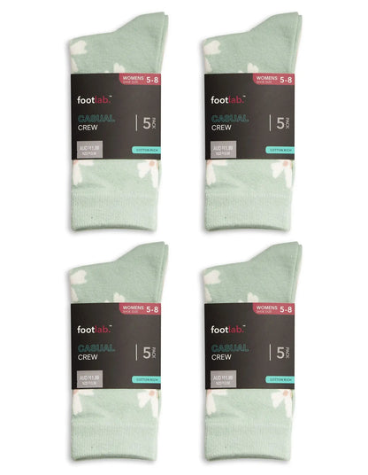 Womens 20 Pack Socks Casual Crew - Myzenhome