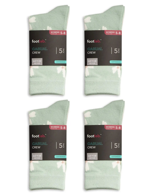 Womens 20 Pack Socks Casual Crew - Myzenhome