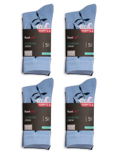 Womens 20 Pack Socks Casual Crew - Myzenhome