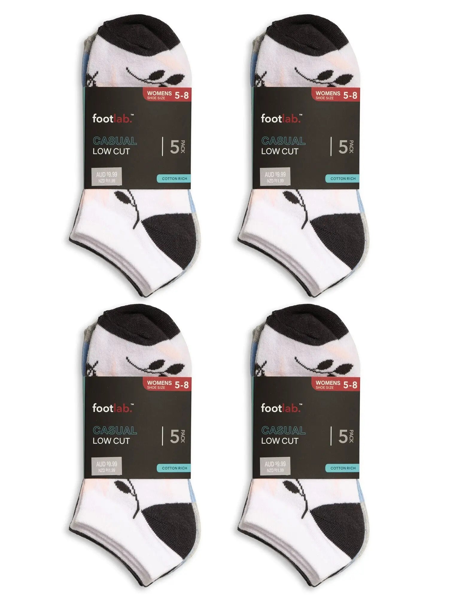 Womens 20 Pack Socks Casual Low Cut - Myzenhome