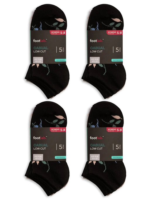 Womens 20 Pack Socks Casual Low Cut - Myzenhome