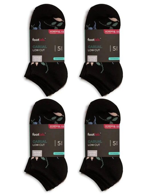 Womens 20 pack socks casual low cut Footlab
