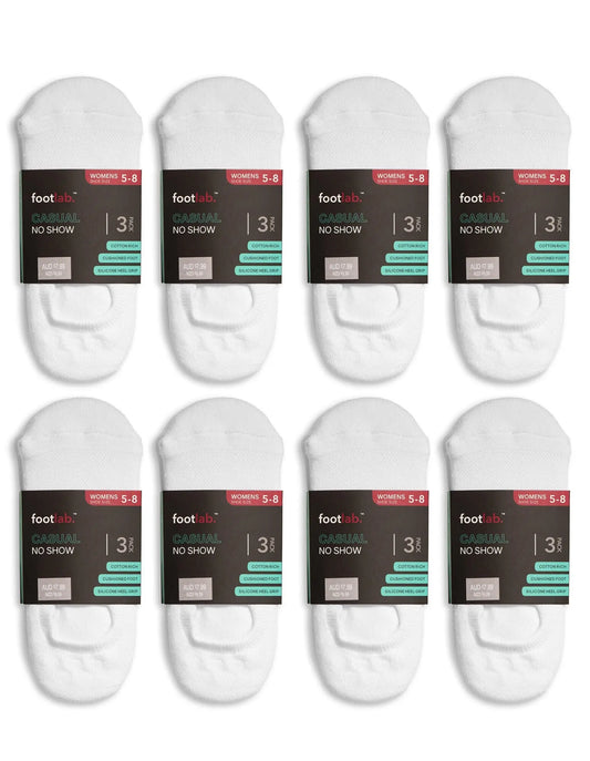 Womens 24 Pack Socks Casual No Show, Cushioned - Myzenhome