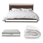 Azure Bed Frame + Comforpedic Mattress + 250GSM Bamboo Quilt Package Deal Set - Myzenhome