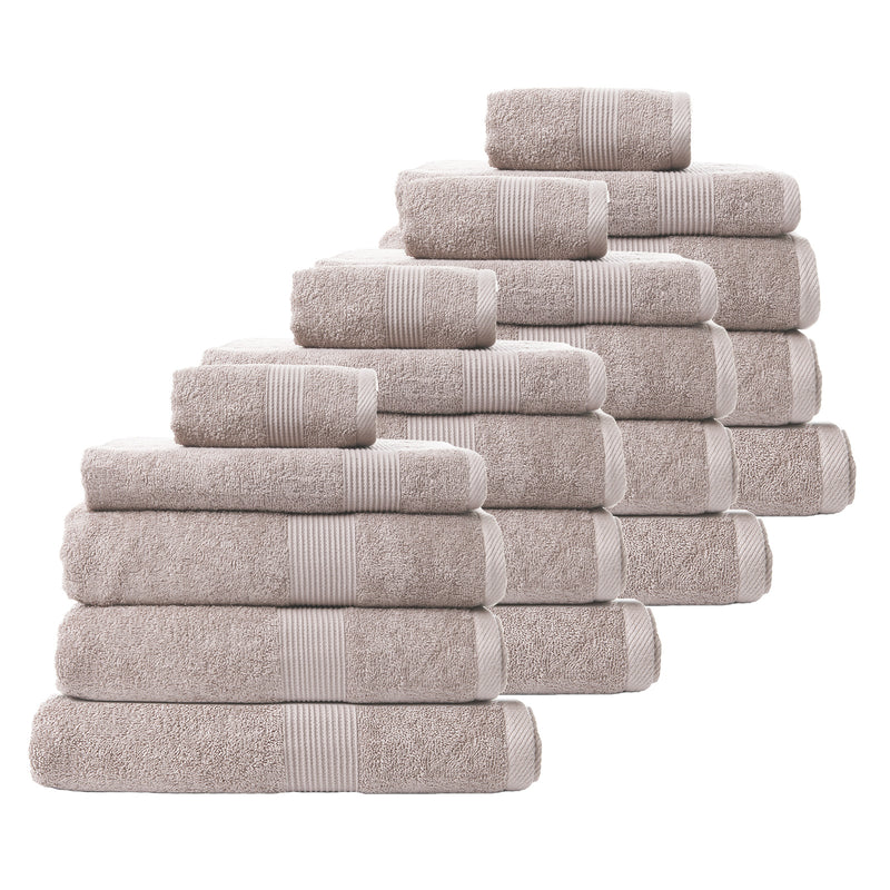 Royal Comfort Cotton Bamboo Towel Bundle Set 450GSM Luxurious Absorbent